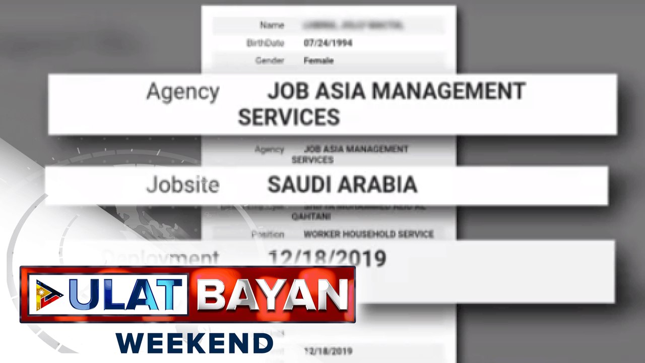 Isang OFW na umano'y sinaktan ng amo sa Riyadh, Saudi Arabia, nakauwi na sa bansa sa tulong ng OWWA
