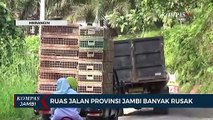 Ruas Jalan Provinsi Jambi Banyak Rusak