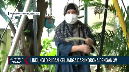 Guru SD Lindungi Diri dan Keluarga dari Corona dengan 3M
