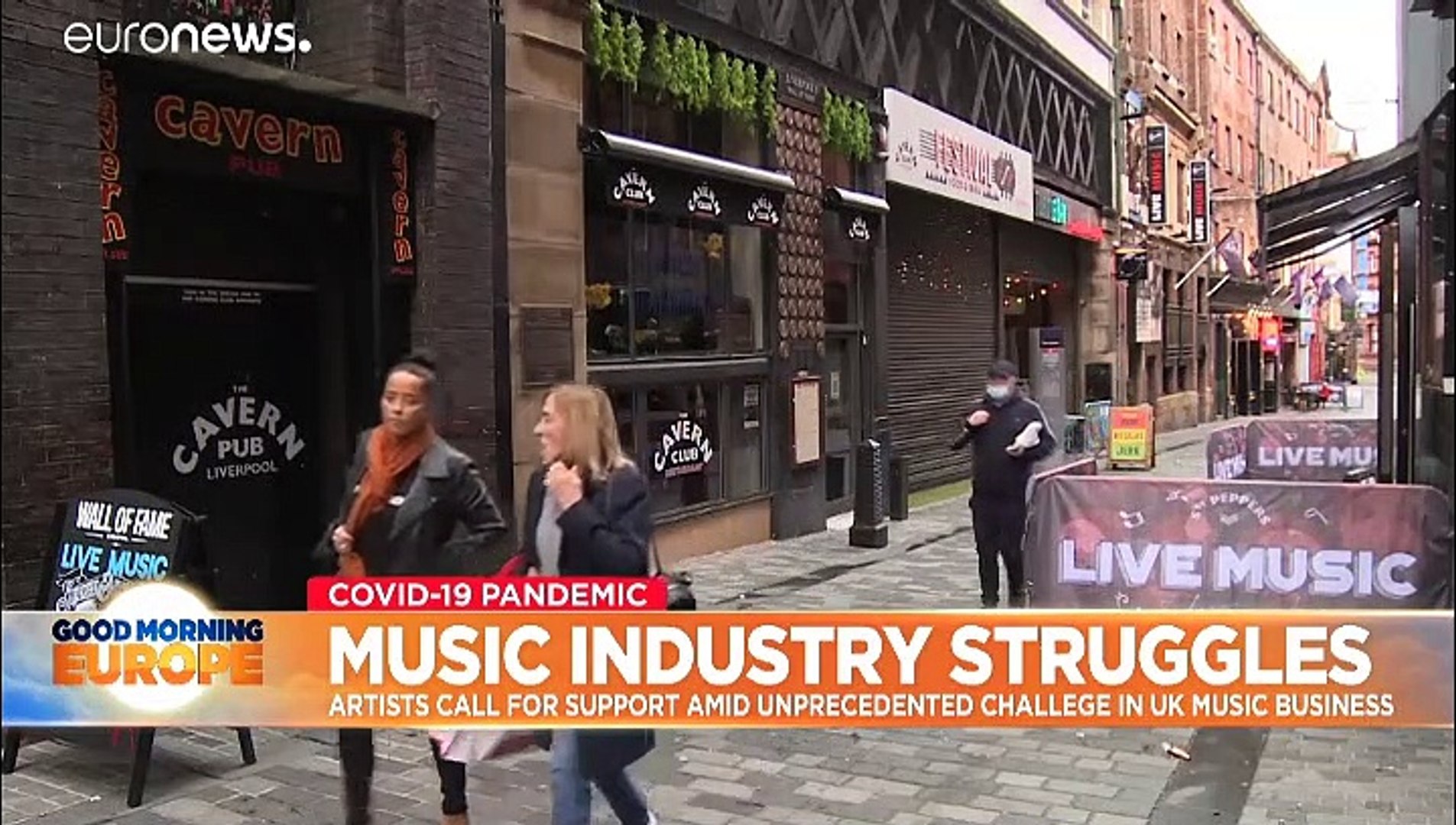 ⁣UK music industry in COVID-19 crisis as artists and venues struggle