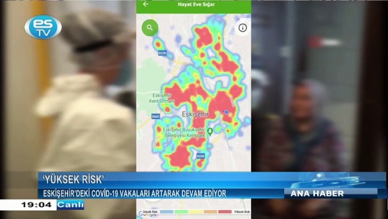 Eskişehir’deki covid-19 vakaları artarak devam ediyor