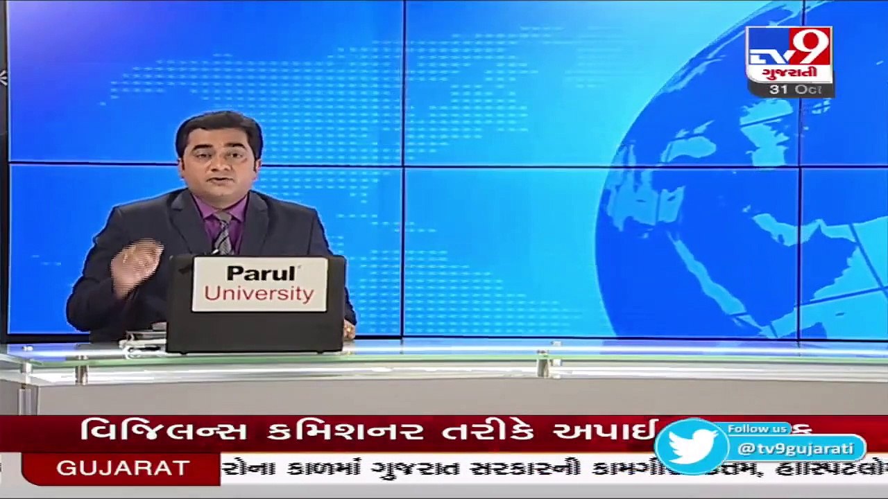 Sardar Patel's statue crying for maintenance in Himmatnagar, leaders putting garlands_ Sabarkantha