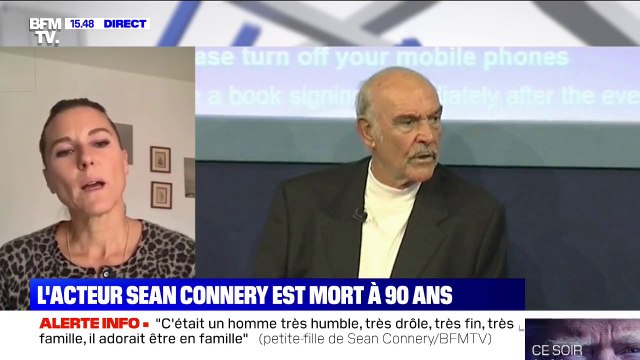 La petite-fille par alliance de Sean Connery affirme qu'il est mort de vieillesse durant la nuit