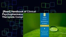 [Read] Handbook of Clinical Psychopharmacology for Therapists Complete
