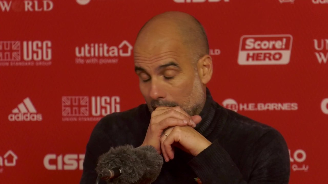 Guardiola post Sheffield Utd and on Walker goal