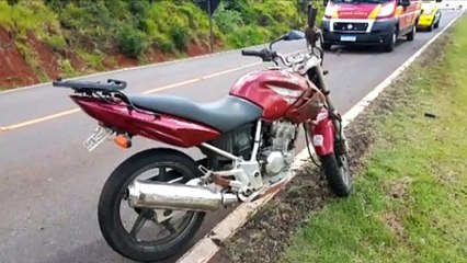 Siate atende motociclista na marginal da BR-277