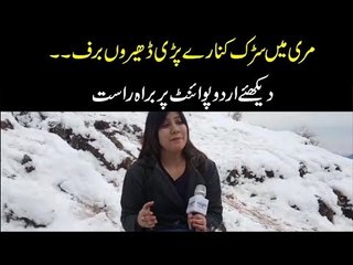 Snowfall in Murree Pakistan. Watch breathtaking scenes of Snow in Murree