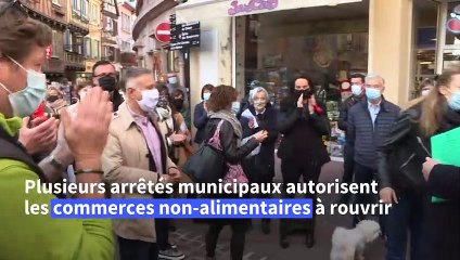 Reconfinement: la fronde des maire pour les commerces non-alimentaires
