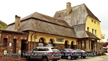 Der Bahnhof in Treis-Karden