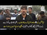 Students protest outside Punjab secretariat, watch UrduPoint's exclussive coverage