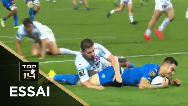 TOP 14 - Essai de Geoffrey PALIS (CO) - Castres - Racing 92 - J7 - Saison 2020/2021