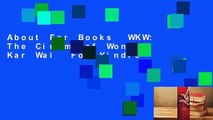 About For Books  WKW: The Cinema of Wong Kar Wai  For Kindle