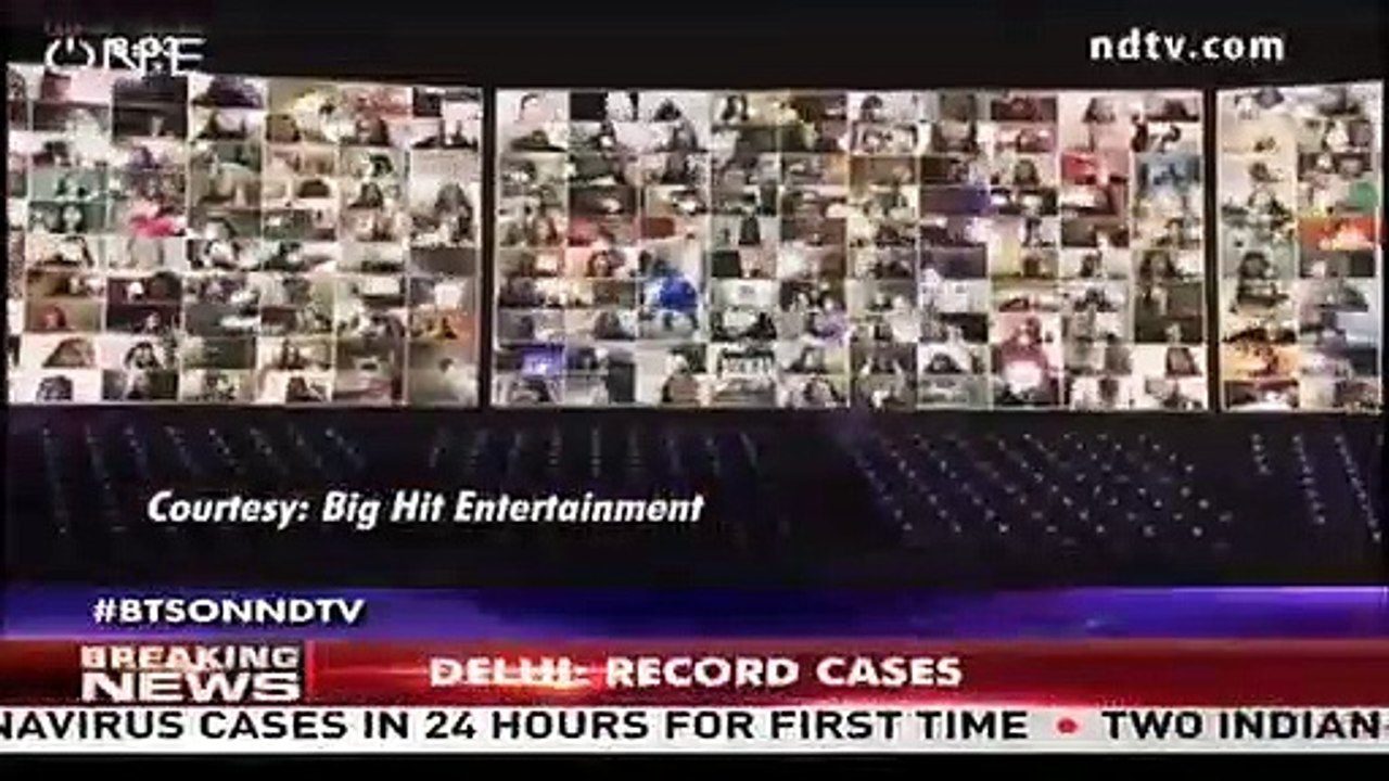 Bts interview in india on NDTV interacting with armies
