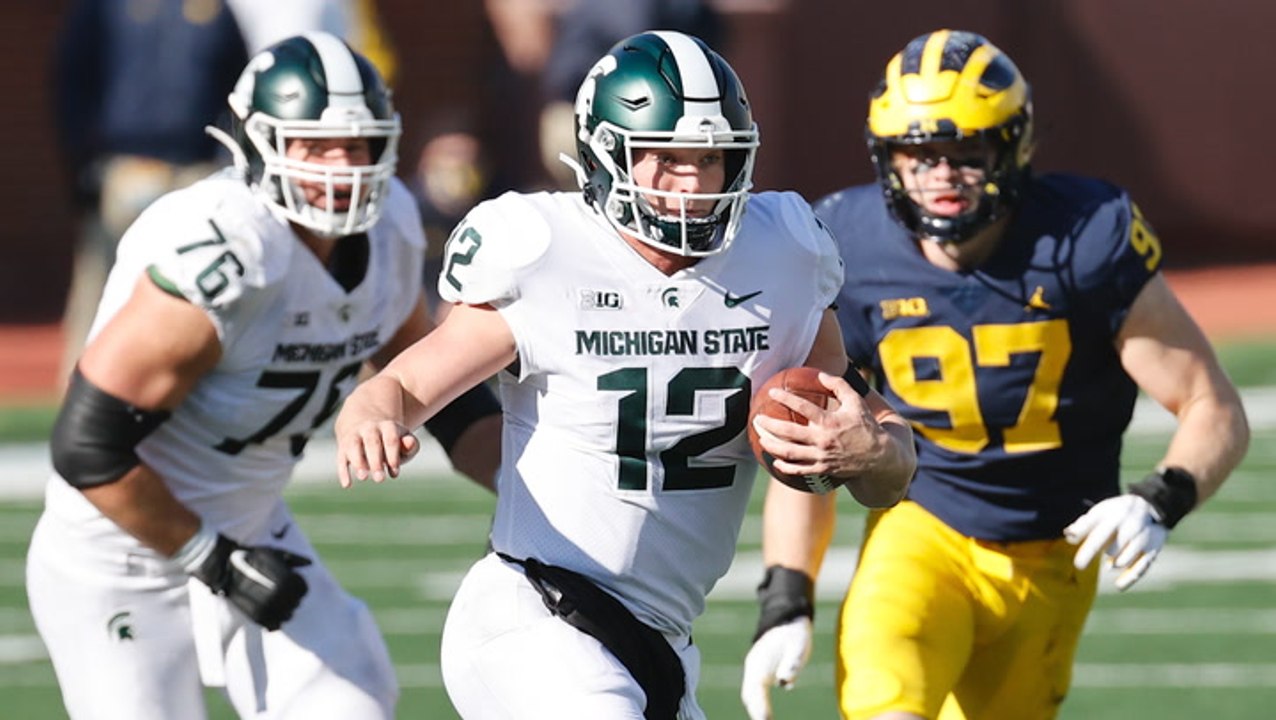Winless Michigan State Upsets No. 13 Michigan 27-24