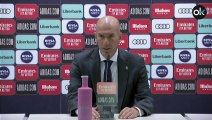 Zidane: «Necesitamos mucha energía entre nosotros, lo de fuera no ayuda»