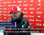 Klopp happy for Liverpool to play on despite UK lockdown