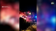 Violentos disturbios y enfrentamientos con la Policía en Málaga, Melilla y Granada por el estado de alarma