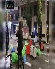 La Policía Nacional carga en la Gran Vía de Madrid