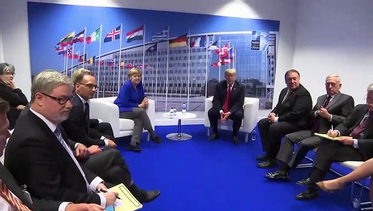 Merkel und Trump: Unterkühlte Arbeitsbeziehung