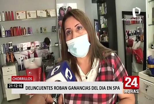 Chorrillos: delincuentes roban ganancias del día en Spa en presencia de niña
