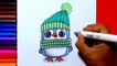 How to draw a cute penguin easy | Zed cute drawings