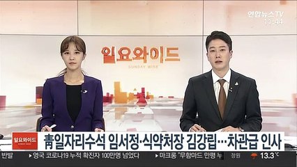 靑일자리수석 임서정, 식약처장 김강립 등 12개 차관급 인사