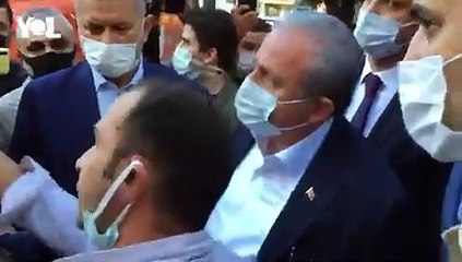 İzmir'de çocukları enkaz altındaki vatandaşın Meclis Başkanı Şentop'tan isteği: Kepçelerle yapmasınlar