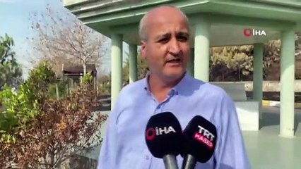 İskenderun'da 55 dönümlük kuş cenneti de kül oldu