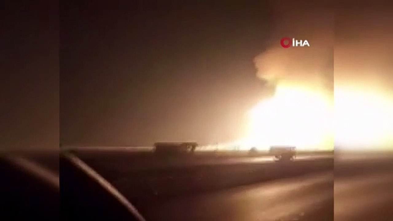 Şii Haşdi Şabi örgütü: "Boru hattındaki patlama hava saldırısı sonucu gerçekleşti"