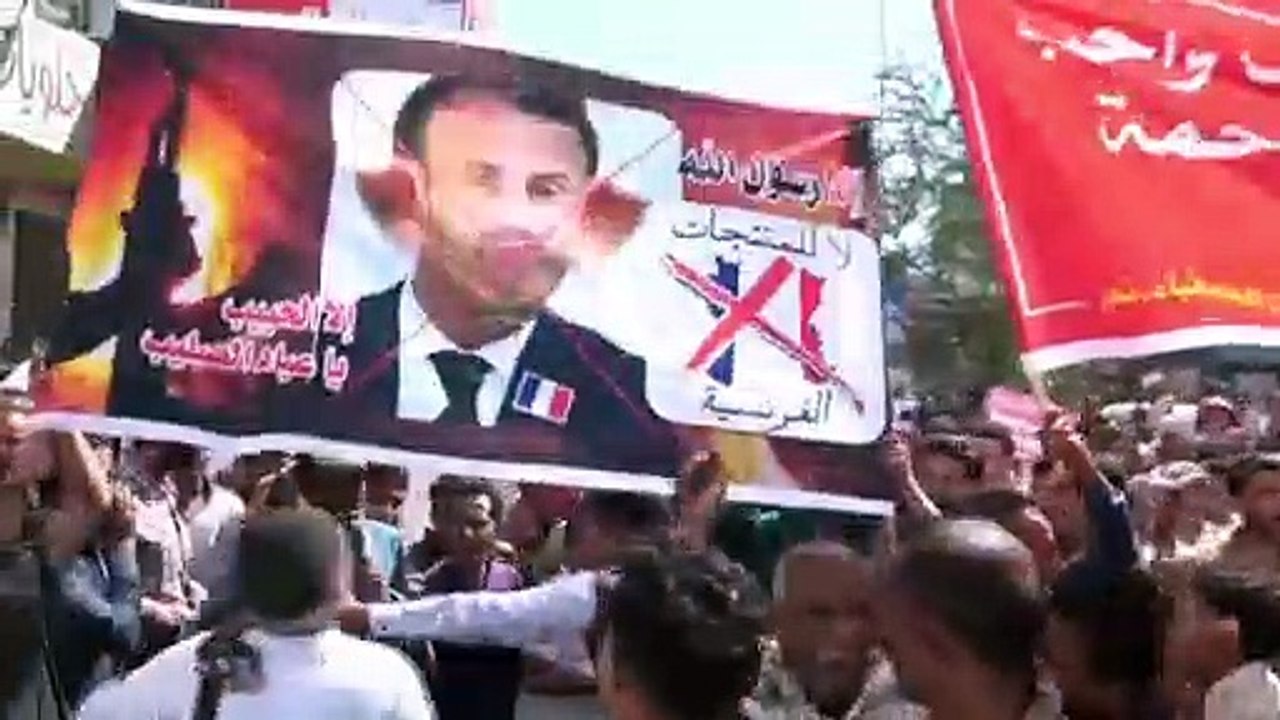 "boykott inakzeptabel": macron verteidigt meinungsfreiheit