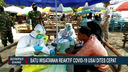 Rapid Test 25 Wisatawan di Pantai Pelabuhan Ratu, 1 Orang Dinyatakan Reaktif