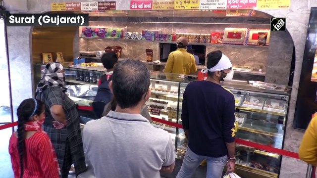 Sweet shop in Surat sells 'Gold Ghari' for Rs 9,000 per kg