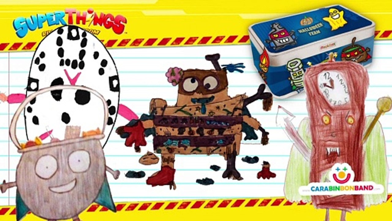 #SUPERTHINGS #HALLOWEEN - MONSTRUOS #SUPERZINGS INVENTADOS POR NIÑOS - PARTE 2- by CARA BIN BON BAND