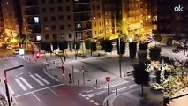 Noche de disturbios en Vitoria