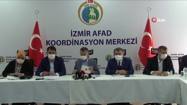 Cumhurbaşkanı Yardımcısı Fuat Oktay, AFAD Koordinasyon Merkezinde Açıklamalarda Bulundu