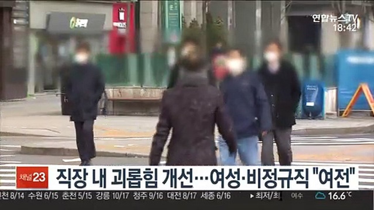 직장 내 괴롭힘 개선…여성·비정규직 "여전"