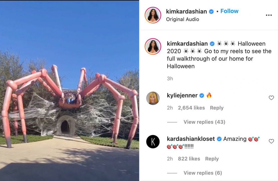 Kim Kardashian West transformed her home for Halloween