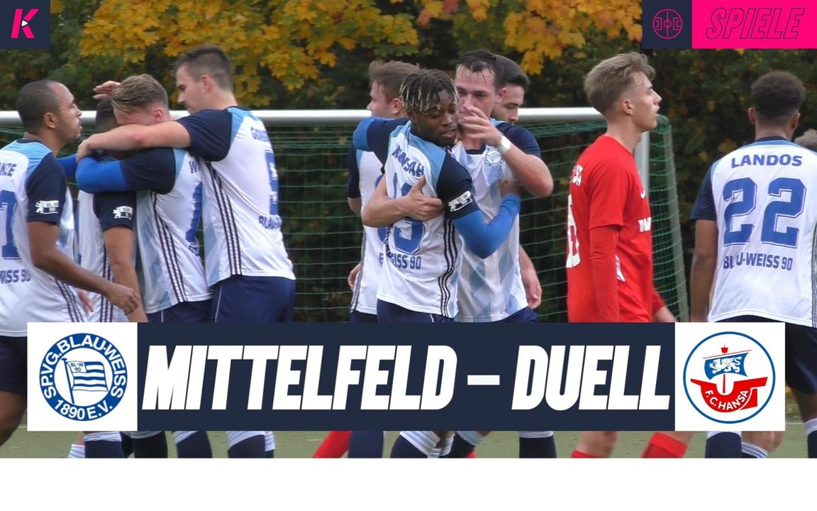 Schicke Tore sorgen für eindeutigen Sieg | Blau-Weiss 90 – Hansa Rostock II (NOFV-Oberliga Nord)