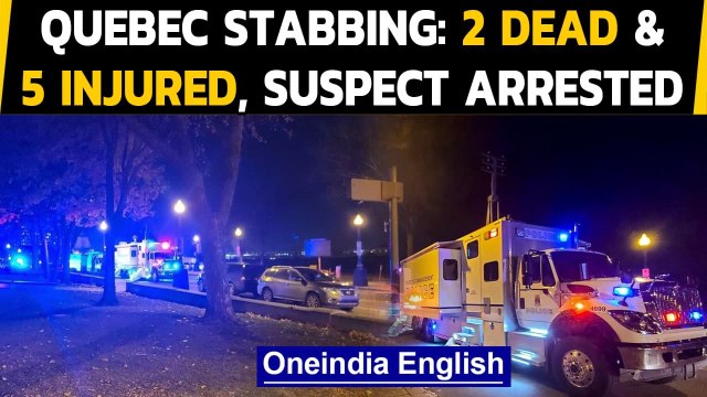 Quebec stabbing: 2 people dead in an attack by a man in medieval clothes, suspect arrested|Oneindia