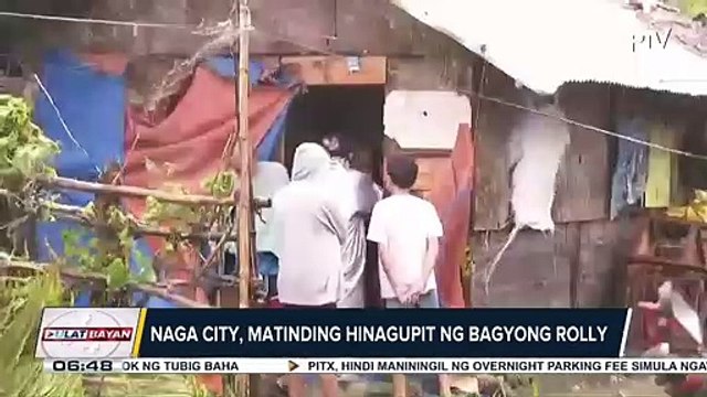 Naga City, matinding hinagupit ng bagyong #RollyPH