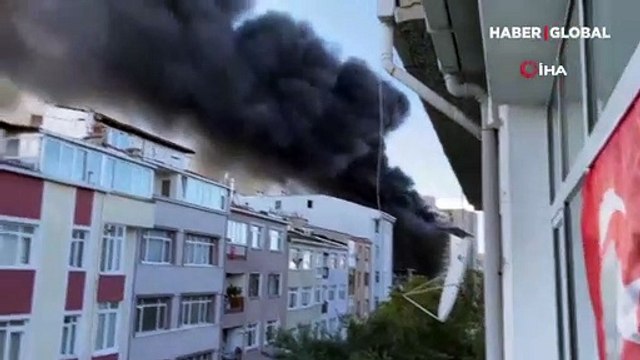 Çapa Tıp Fakültesi Hastanesi inşaatında yangın