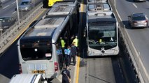 Metrobüs yayaya çarptı: 6 yaralı