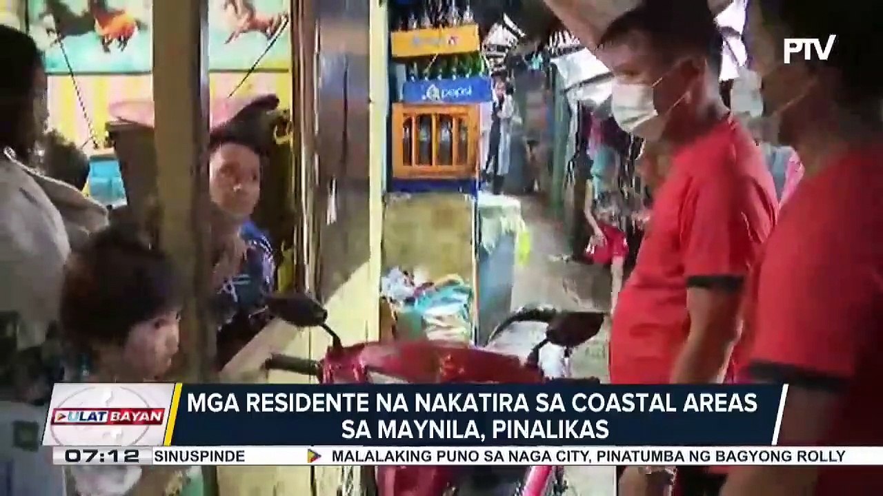 Mga residente na nakatira sa coastal areas sa Maynila, pinalikas