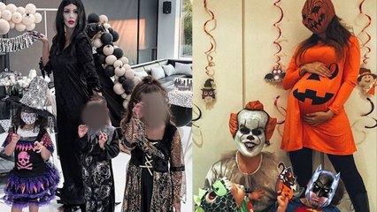 Tải video: Las famosas celebran Halloween con unos disfraces muy originales