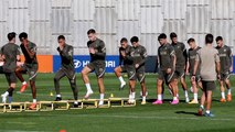 El Atlético de Madrid se prepara para el partido de Liga de Campeones ante el Lokomotiv