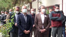 Korona virüsten hayatını kaybeden Milli Eğitim Müdürü için tören düzenlendi