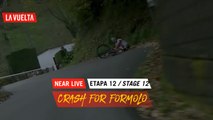 Crash for Formolo - Étape 12 / Stage 12 | La Vuelta 20