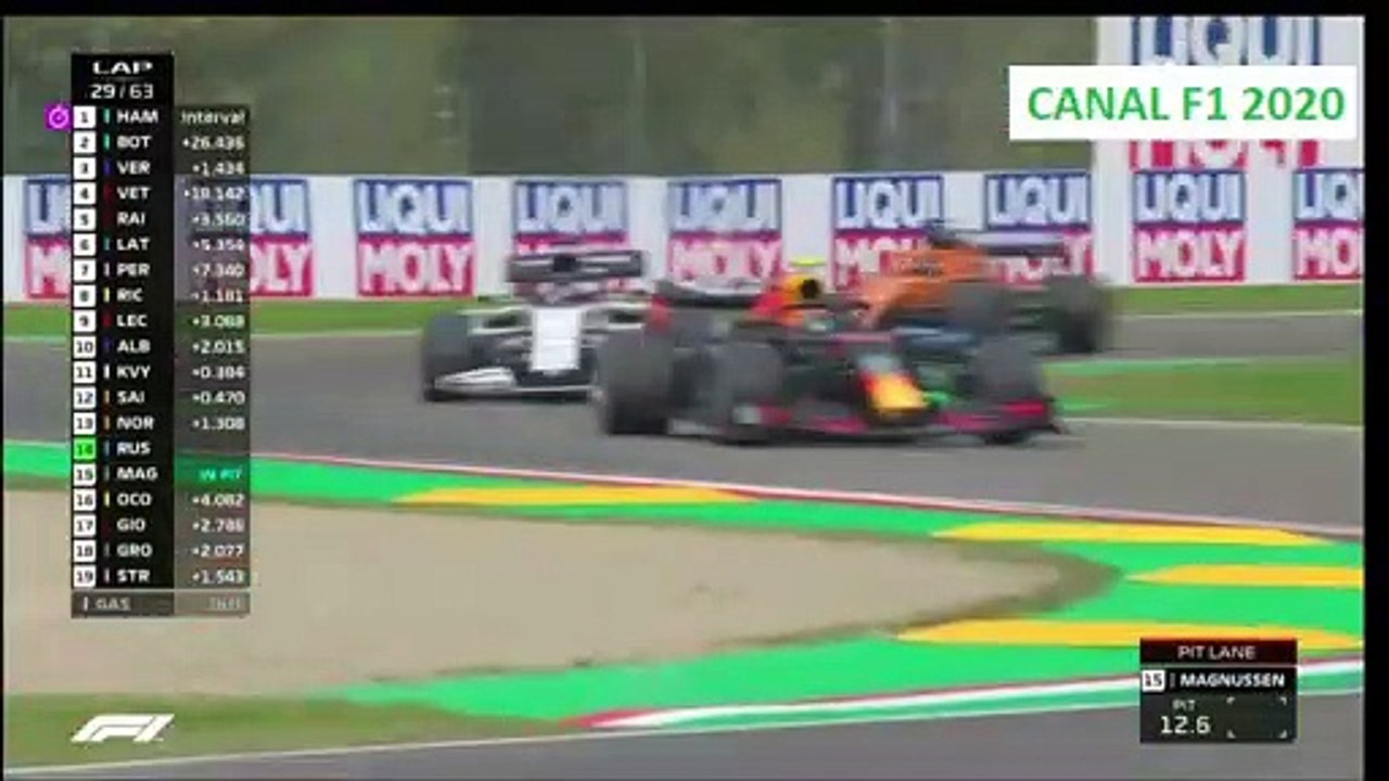 CARRERA GRAN PREMIO DE EMILIA ROMAGNA F1 2020