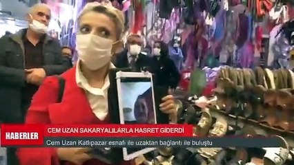 Cem Uzan esnafla canlı yayında buluştu
