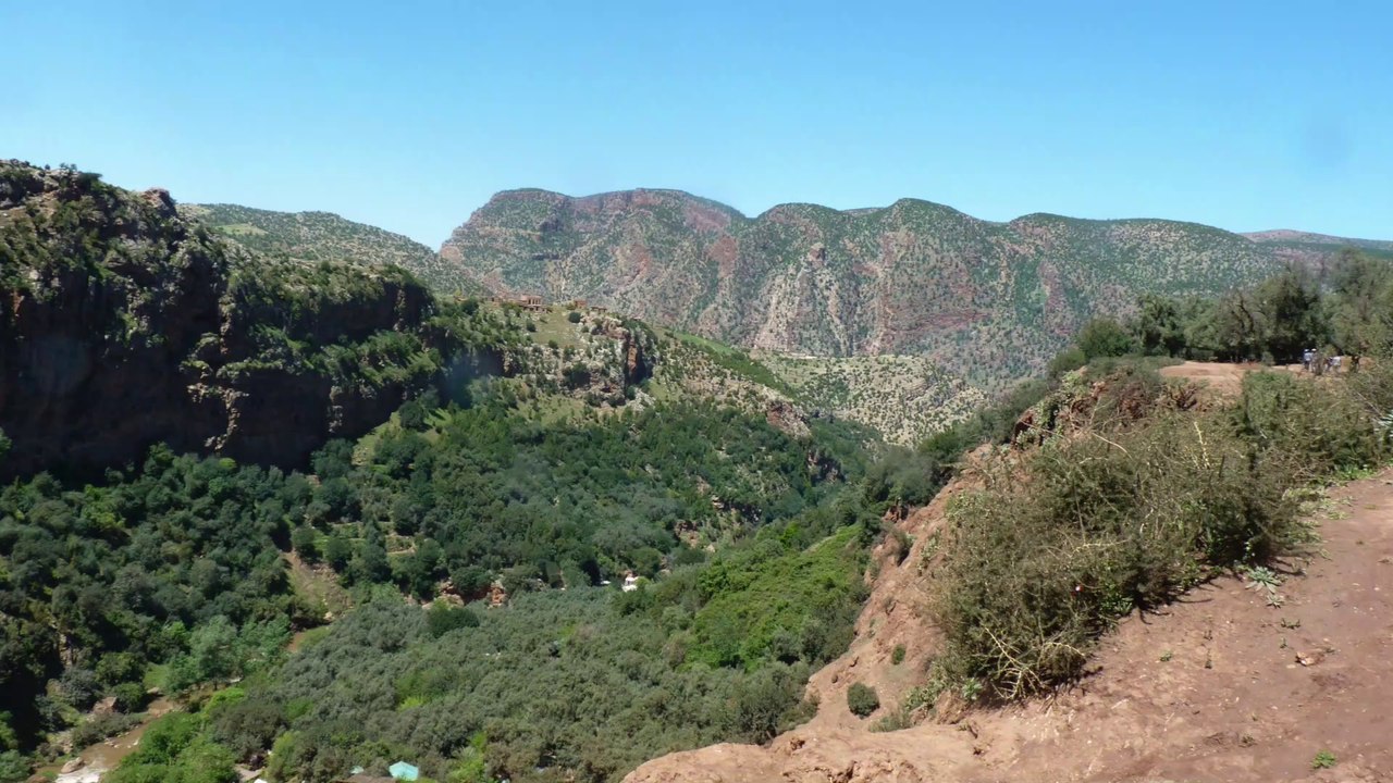 Wasserfälle von Ouzoud in Marokko شلالات أوزود بالمغرب